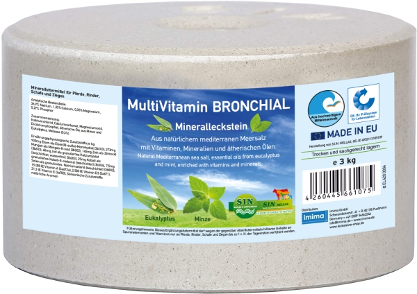 Imima Lecksteine - MultiVitamin Bronchial - 3 kg